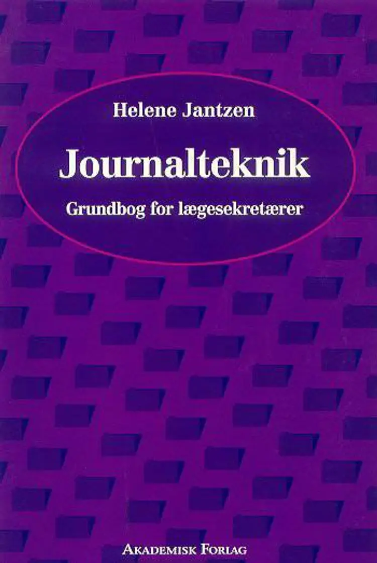 Journalteknik af Helene Jantzen