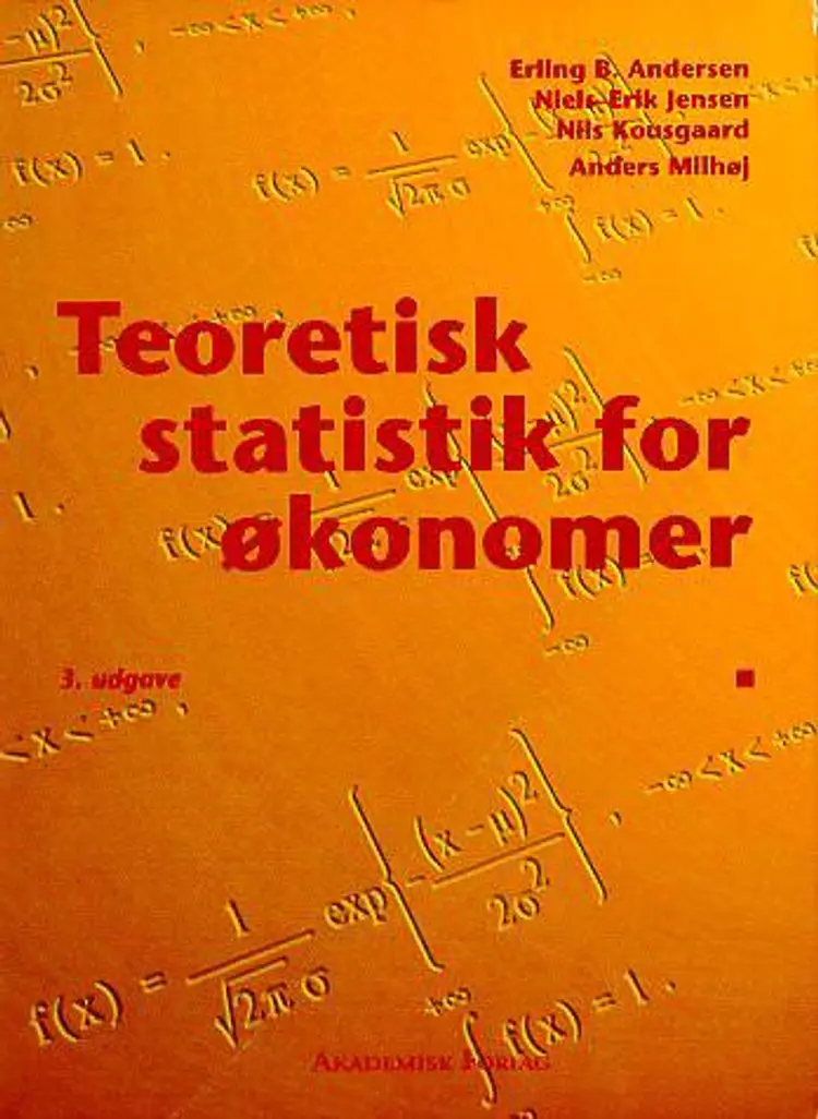 Teoretisk statistik for økonomer af Niels Erik Jensen