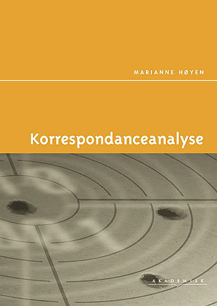 Korrespondanceanalyse af Marianne Høyen