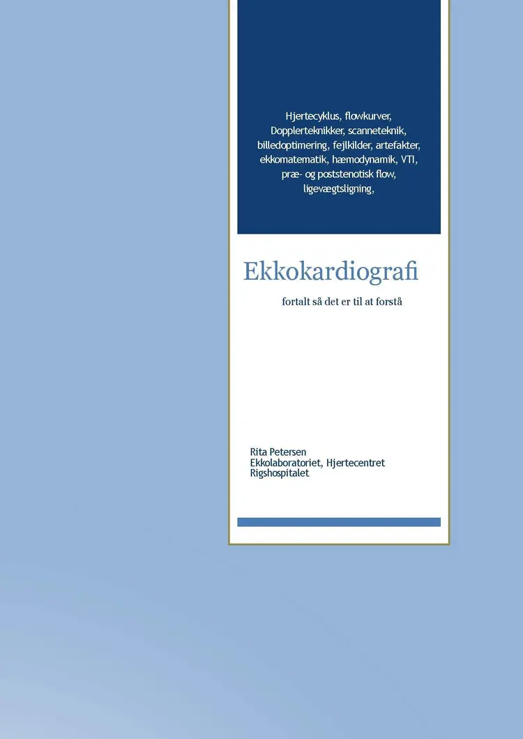 Ekkokardiografi af Rita Petersen