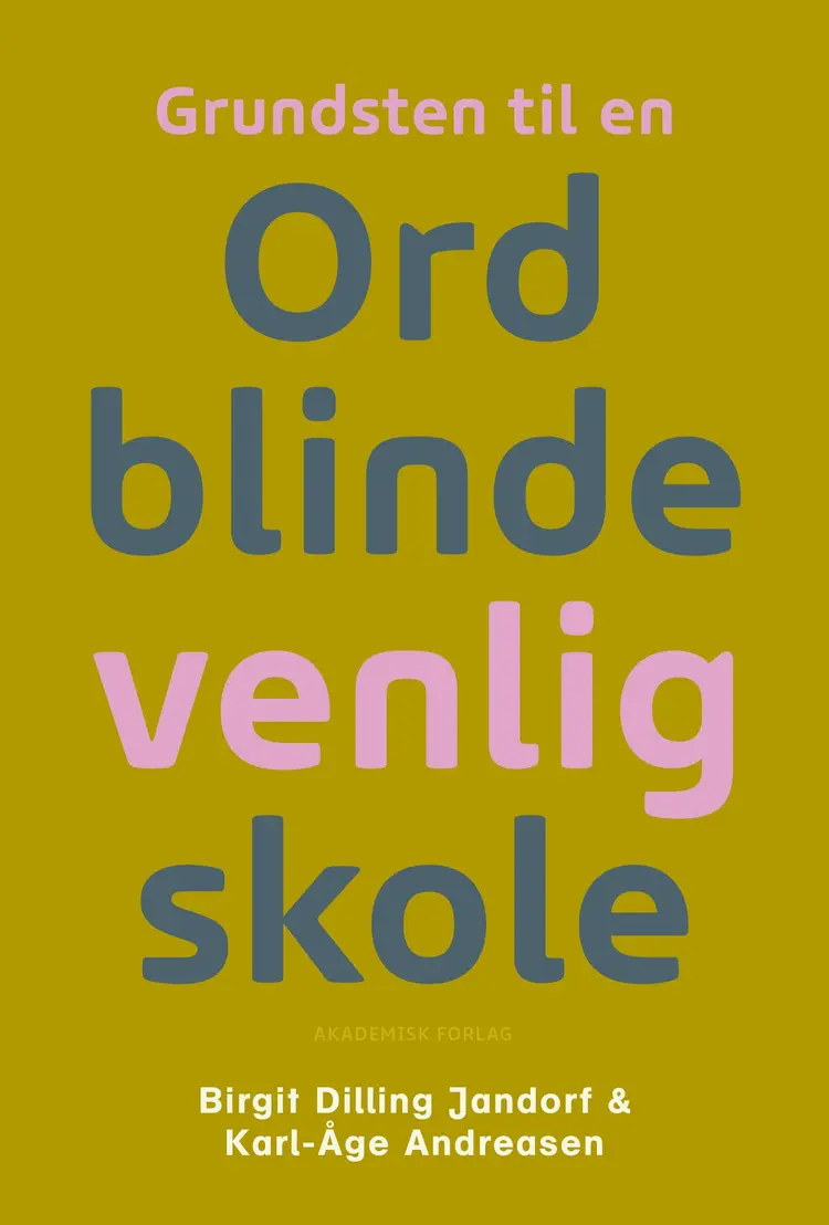 Grundsten til en Ordblindevenlig skole af Birgit Dilling Jandorf