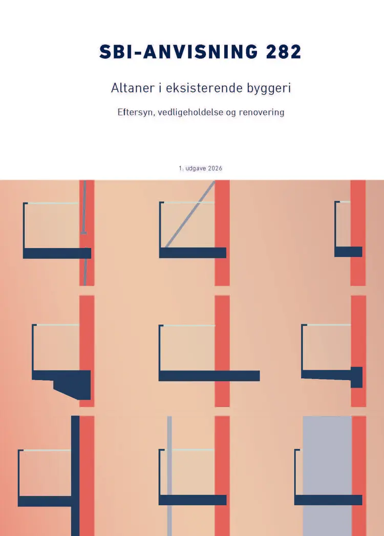 Anvisning 282: Altaner i eksisterende byggeri af Thomas Cornelius