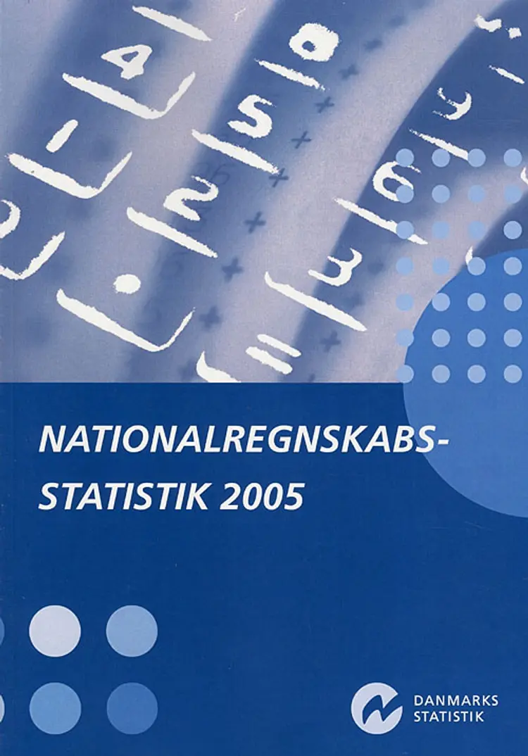 Nationalregnskabsstistik 2005