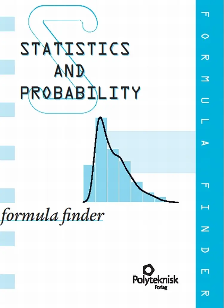 Formula Finder - Statistics and Probability af Philip Anton de Saint-Aubain