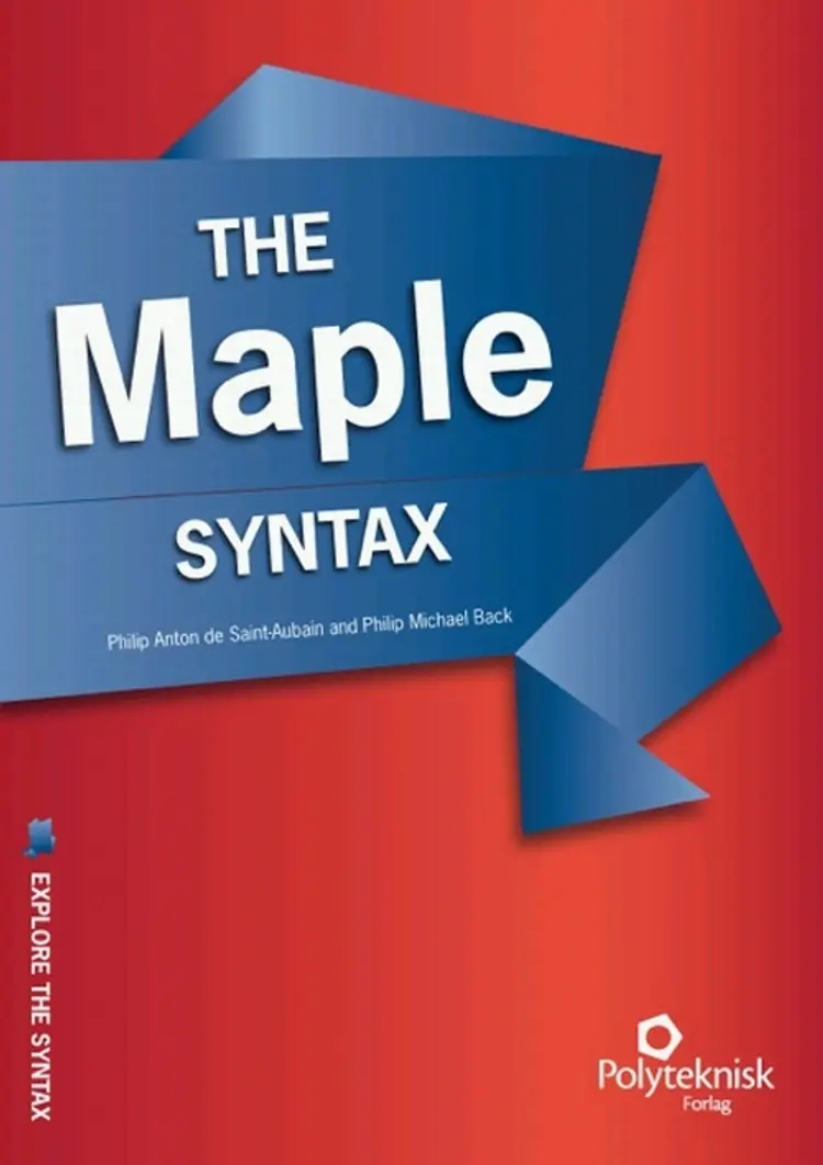 The Maple syntax af Philip Anton de Saint-Aubain
