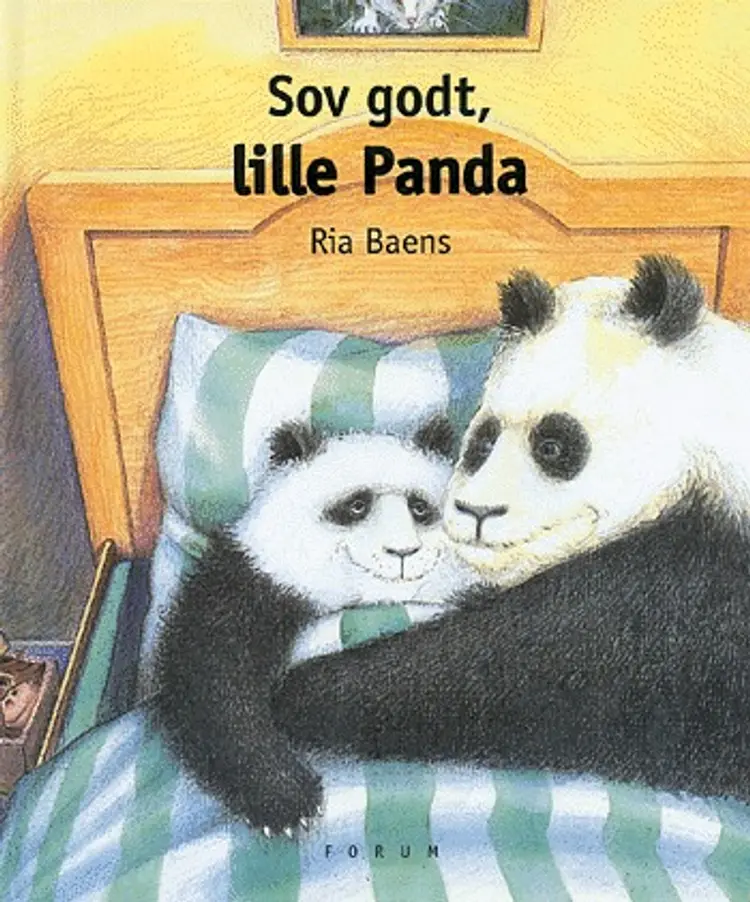 Sov godt, lille panda af Ria Baens