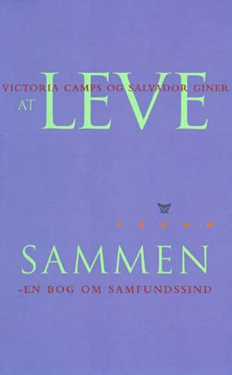 At leve sammen af .