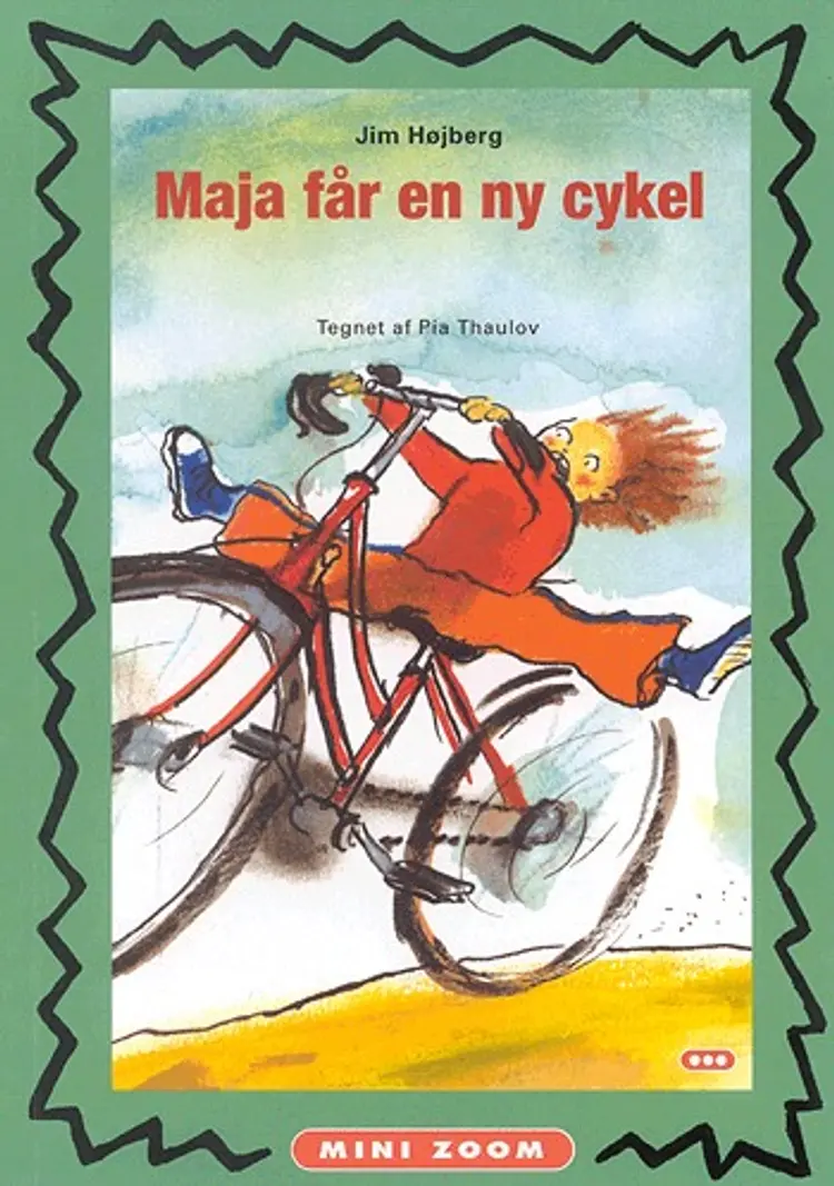 Maja får en ny cykel af Jim Højberg