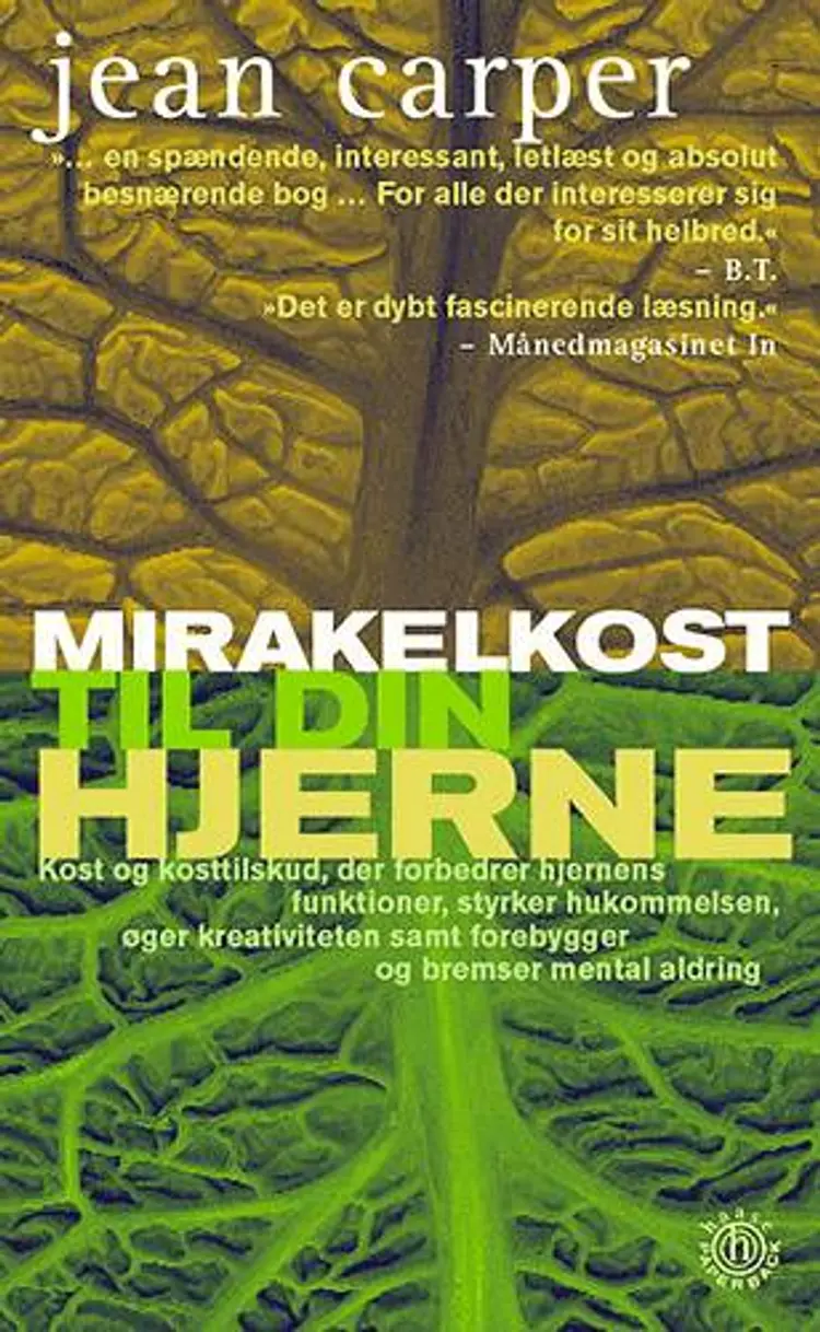 Mirakelkost til din hjerne af Jean Carper