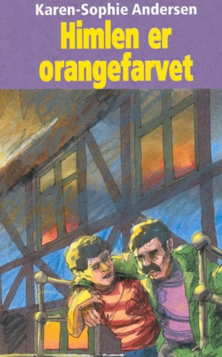 Himlen er orangefarvet af Karen-Sophie Andersen