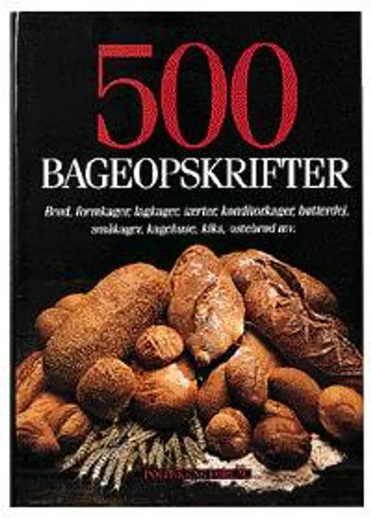500 bageopskrifter af Hanne Bloch