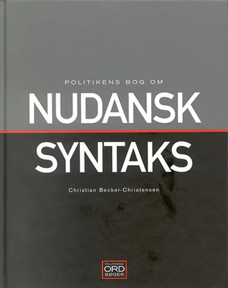 Nudansk syntaks af Christian Becker-Christensen