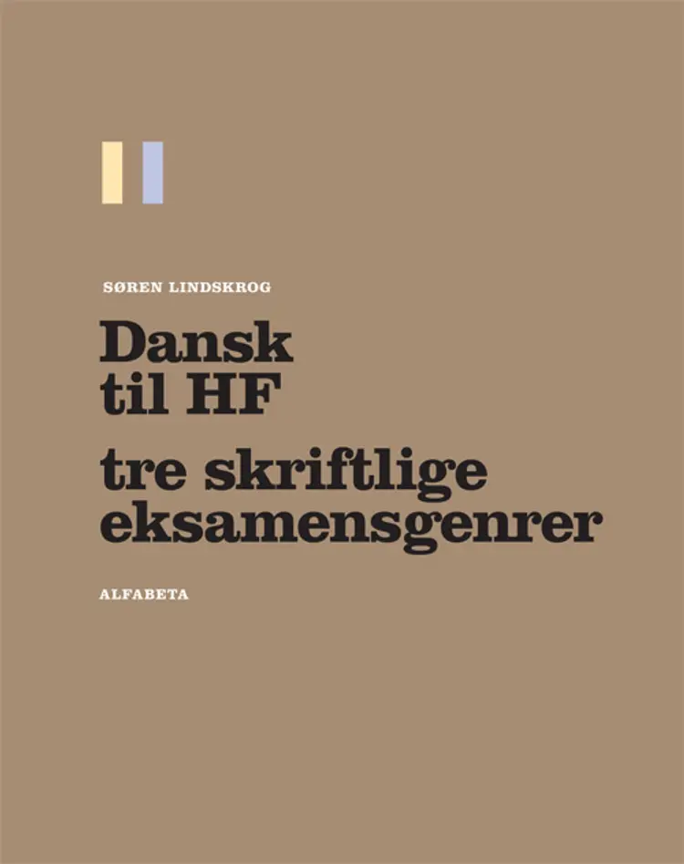Dansk til HF af Søren Lindskrog