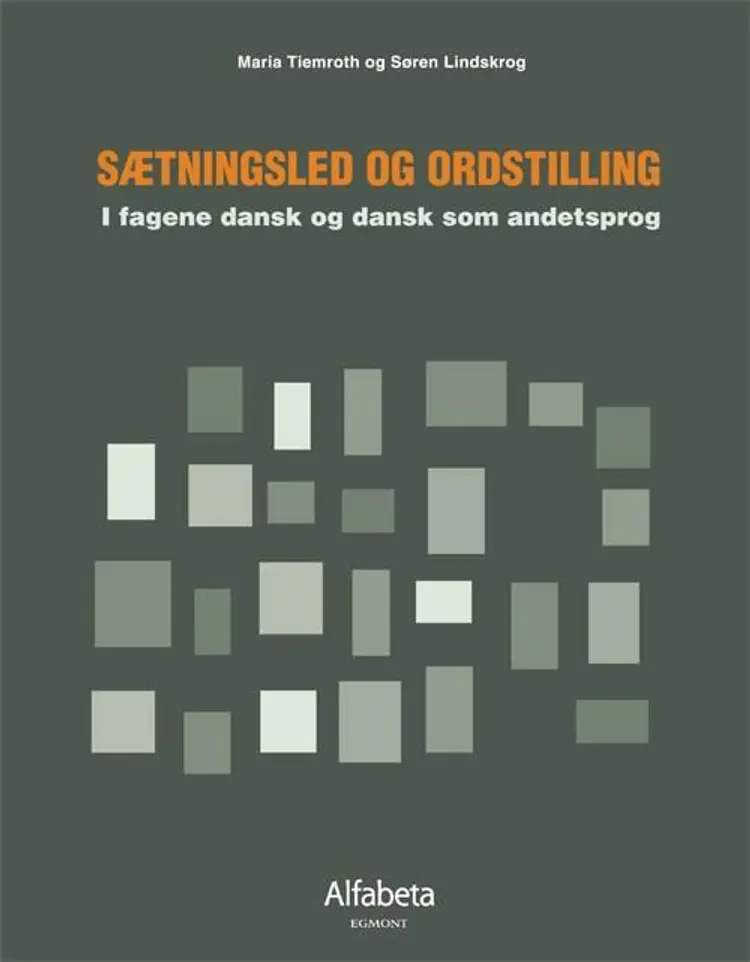 Sætningsled og ordstilling af Maria Tiemroth