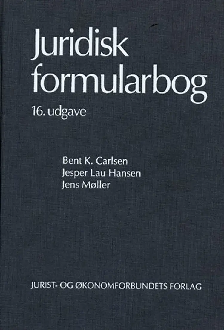 Juridisk formularbog af mfl
