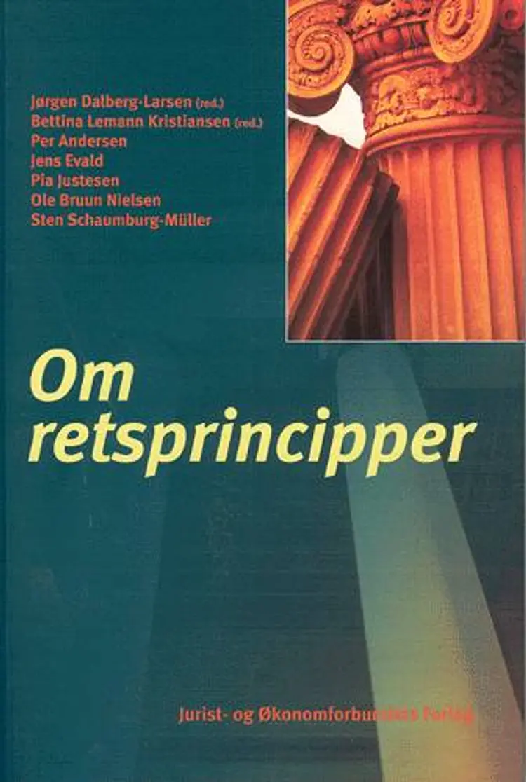 Om retsprincipper af Jens Evald