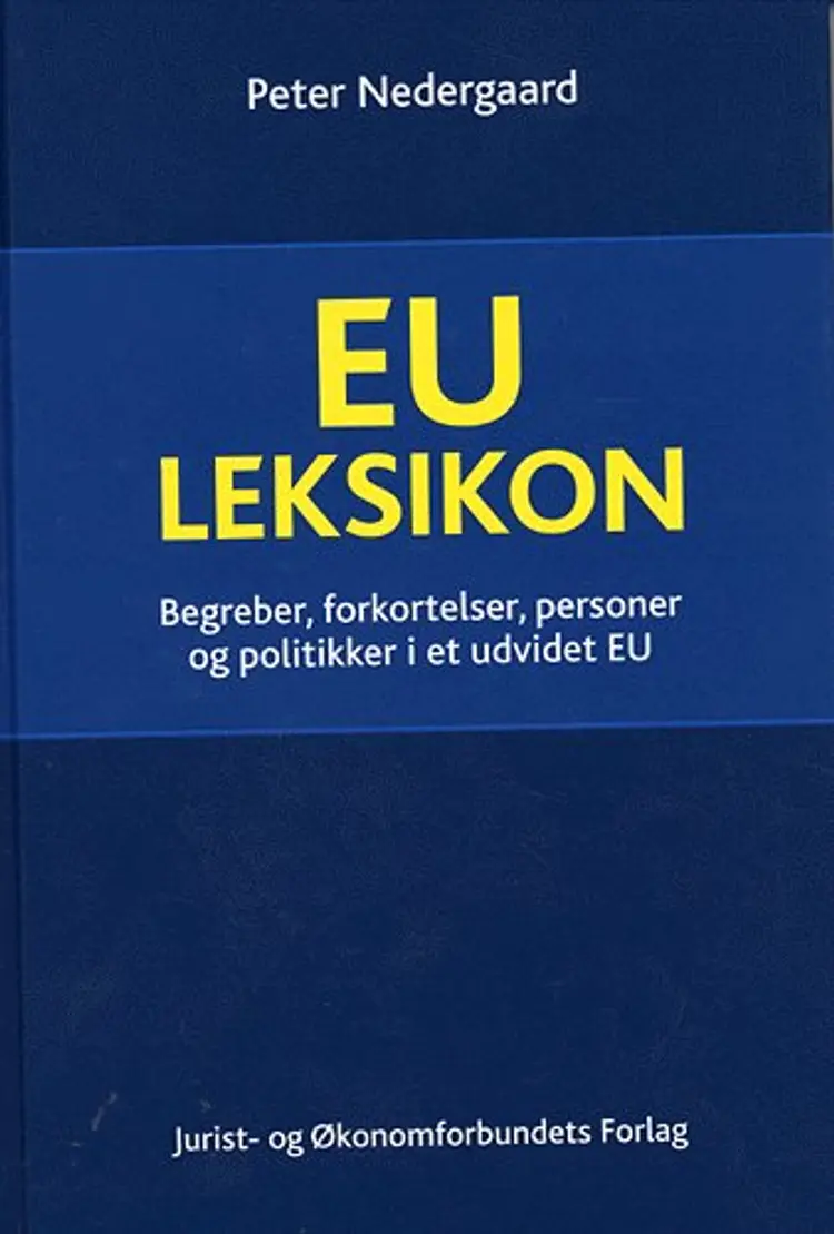 EU-leksikon af Peter Nedergaard