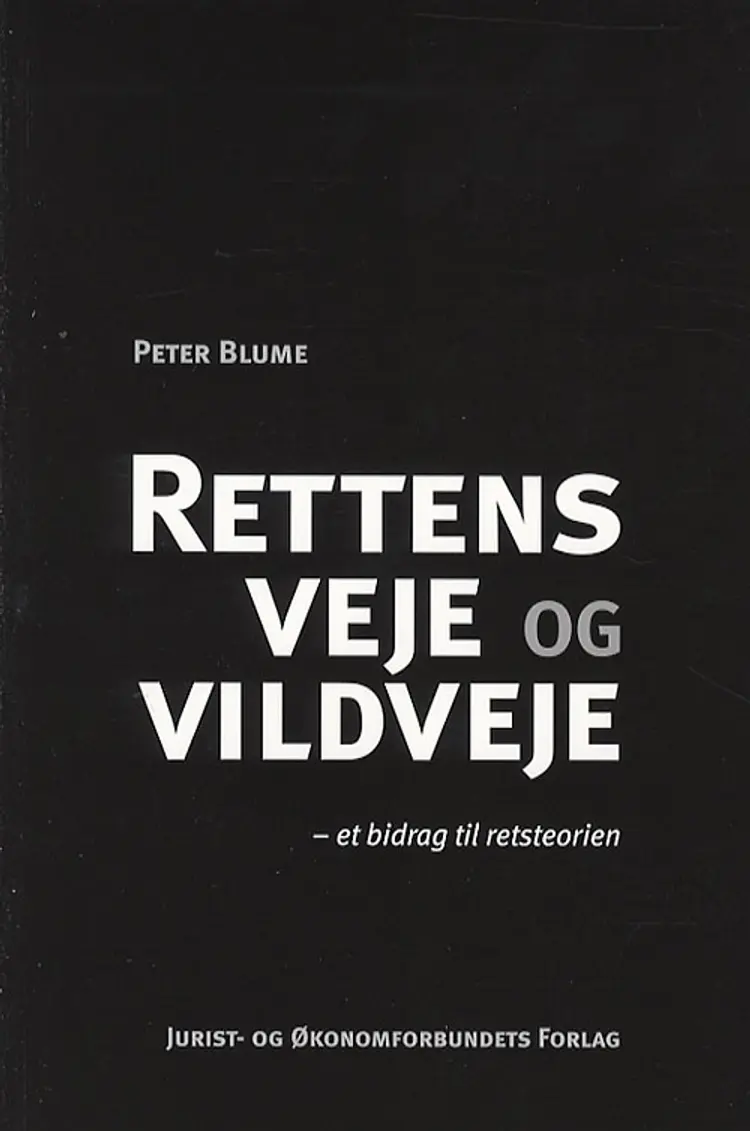 Rettens veje og vildveje af Peter Blume