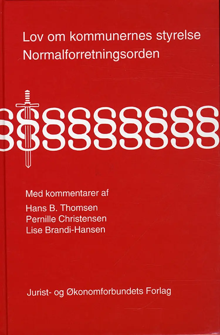 Lov om kommunernes styrelse med kommentarer af H.B. Thomsen