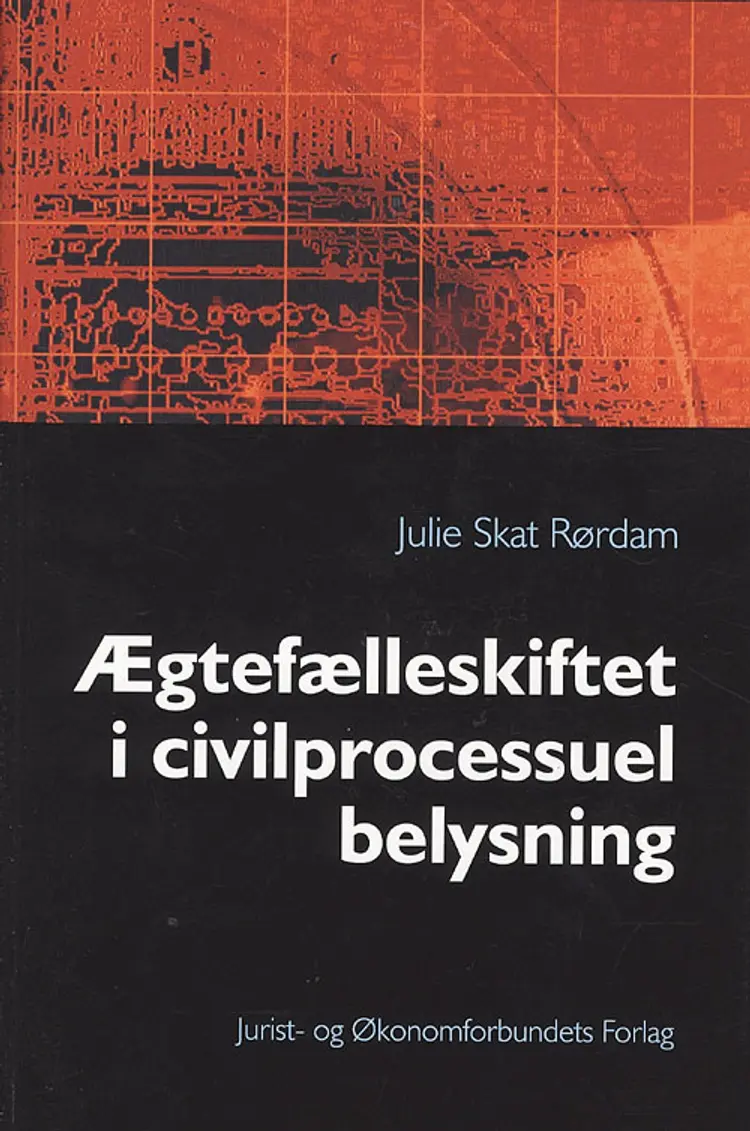 Ægtefælleskiftet i civilprocessuel belysning af Julie Skat Rørdam