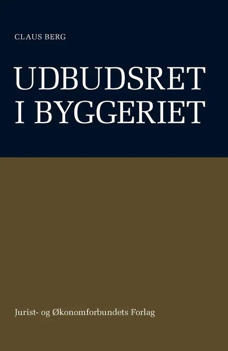 Udbudsret i byggeriet af Claus Berg