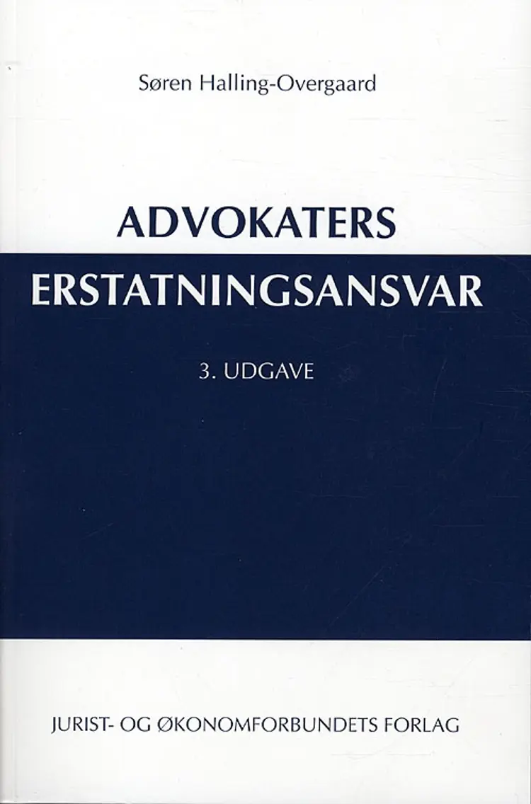 Advokaters erstatningsansvar af Søren