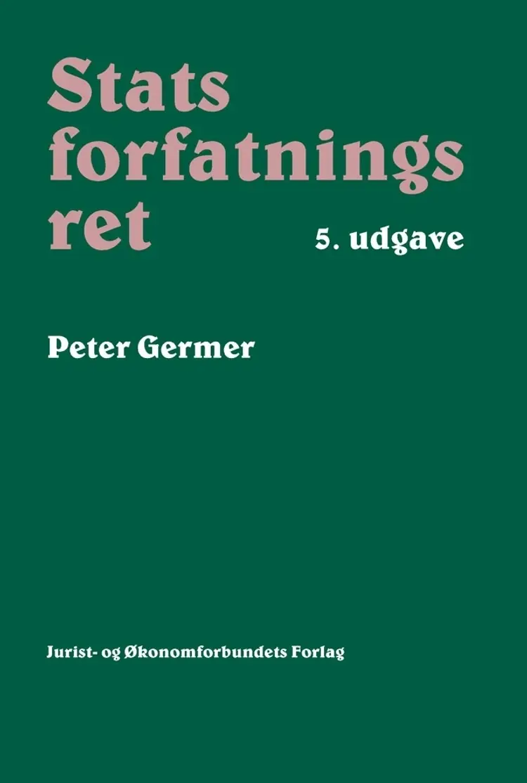 Statsforfatningsret af Peter Germer