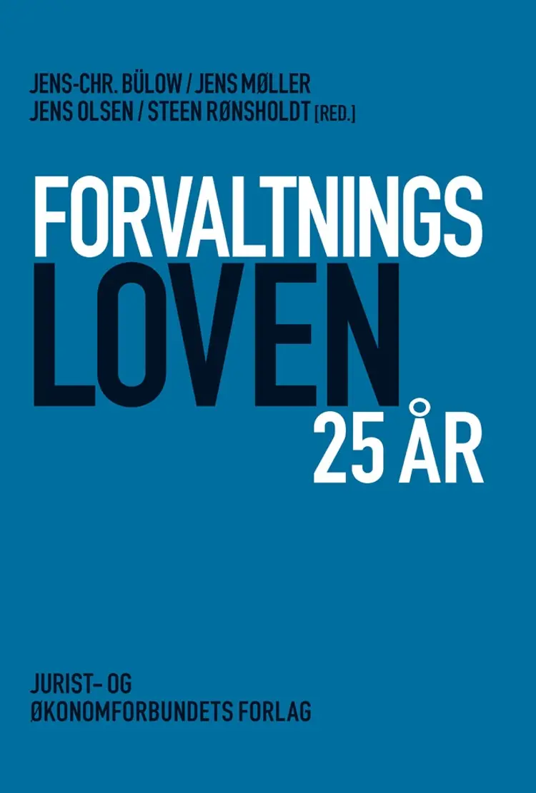 Forvaltningsloven 25 år af Steen Rønsholdt