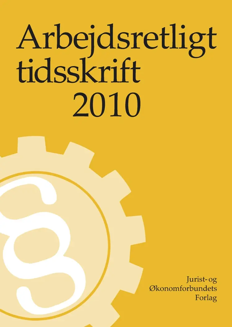 Arbejdsretligt Tidsskrift af Jørn Andersen m.fl. red.