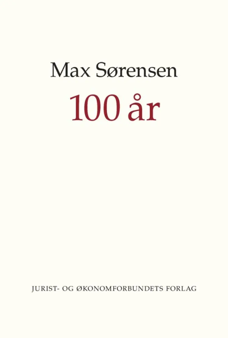 Max Sørensen 100 år af Jens Hartig Danielsen red.