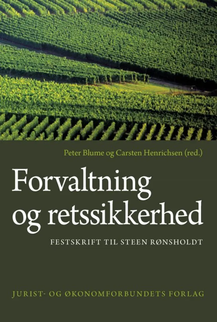 Forvaltning og retssikkerhed af Peter Blume