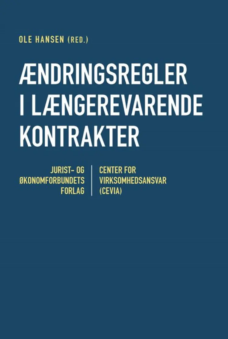 Ændringsregler i længerevarende kontrakter af Ole Hansen red.