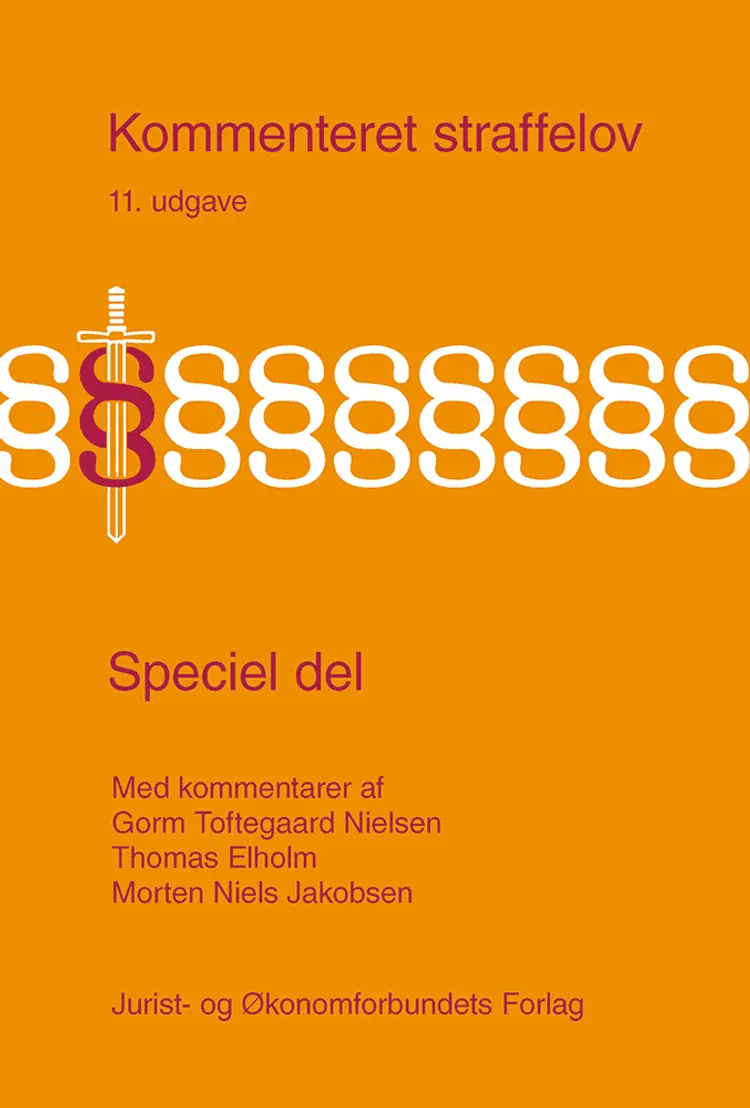 Kommenteret straffelov, Speciel del af Vagn Greve