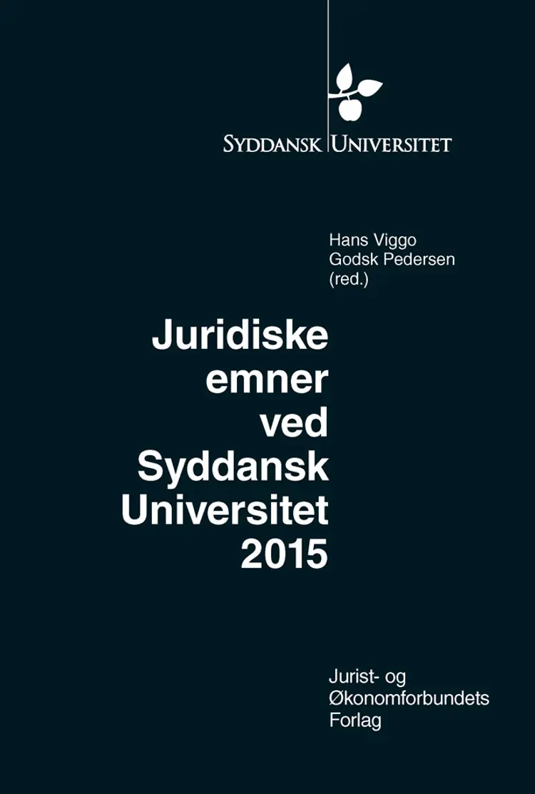 Juridiske emner ved Syddansk Universitet af Hans Viggo Godsk Pedersen