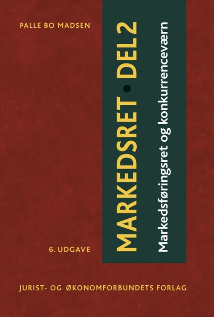 Markedsret af Madsen Palle Bo