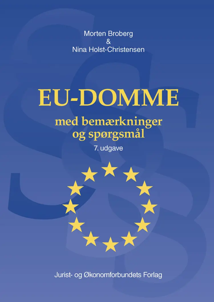 EU-domme med bemærkninger og spørgsmål af Holst-Christensen N