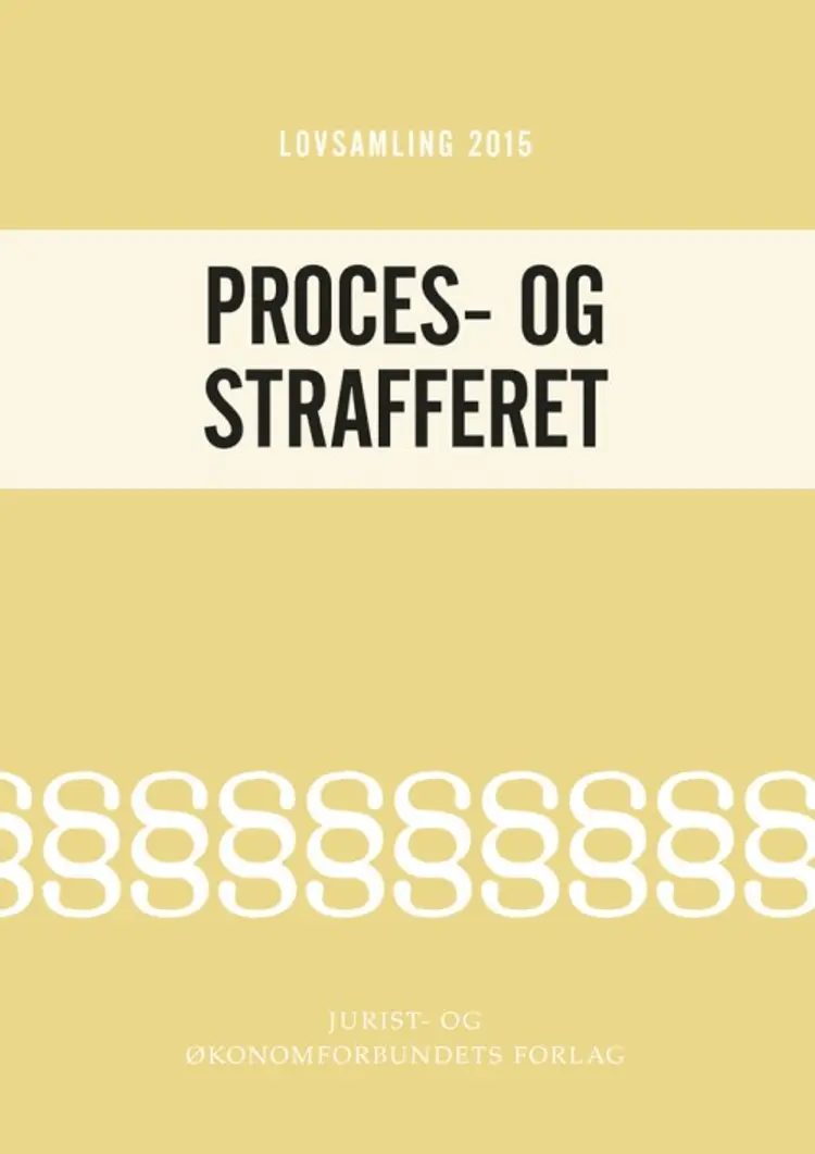 Lovsamling proces- og strafferet