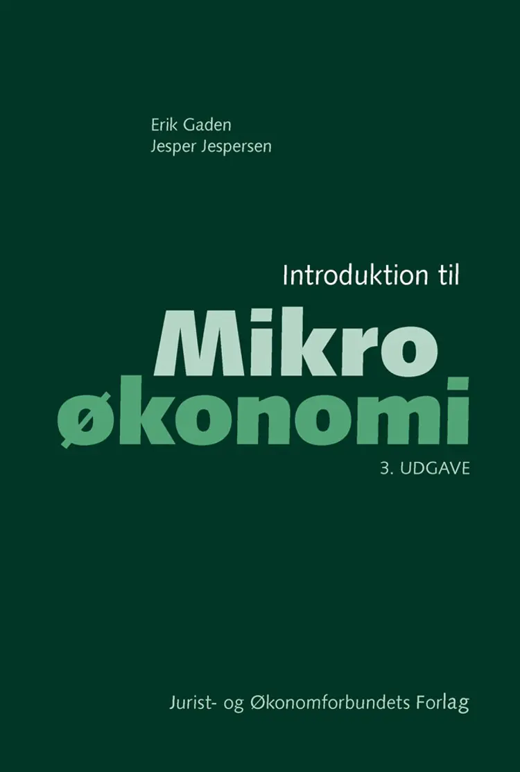 Introduktion til Mikroøkonomi af Jespersen J