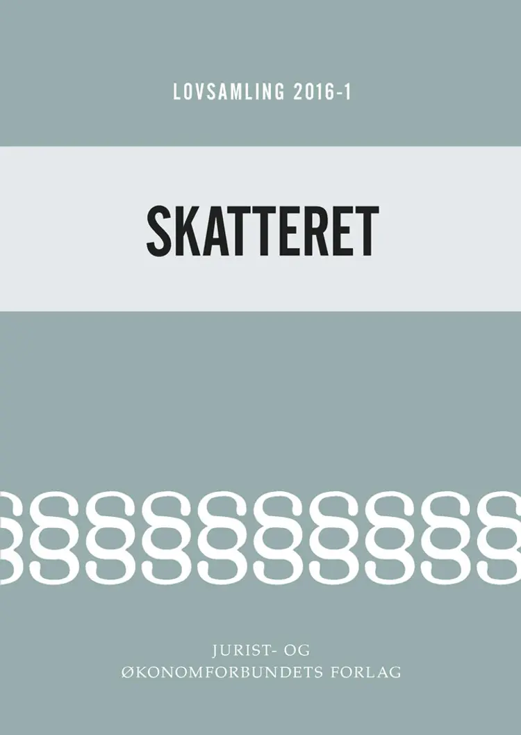 Lovsamling 2016/1 Skatteret