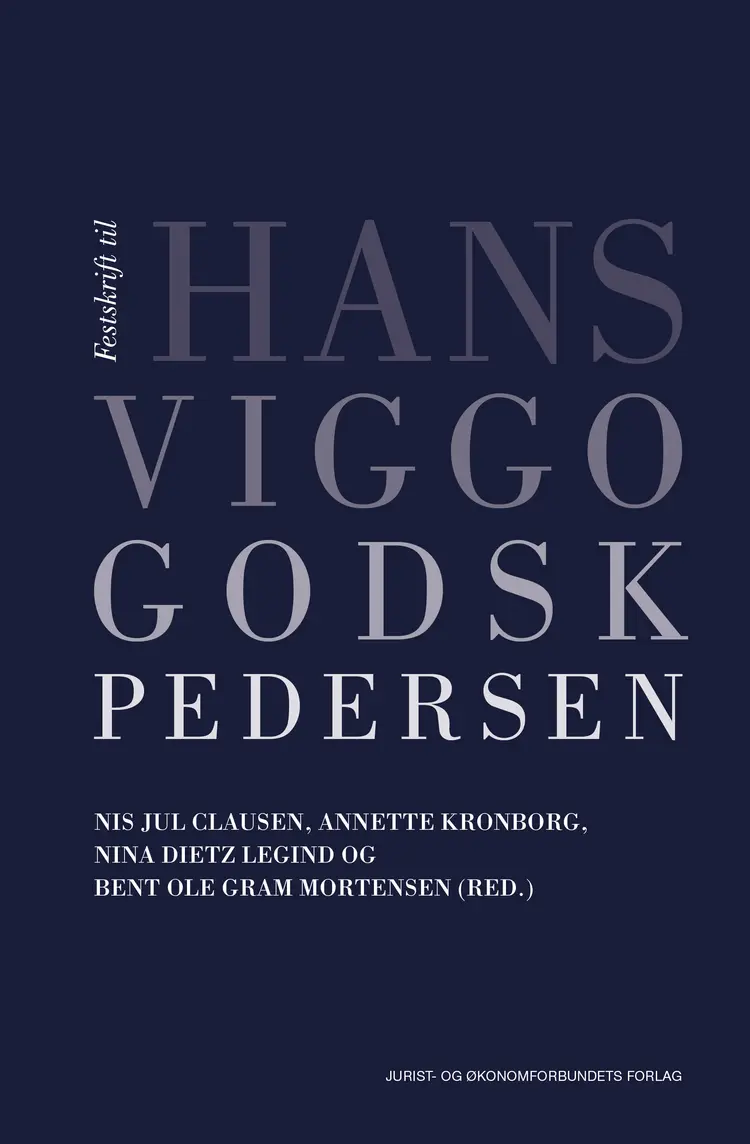 Festskrift til Hans Viggo Godsk Pedersen af Bent Ole Gram Mortensen