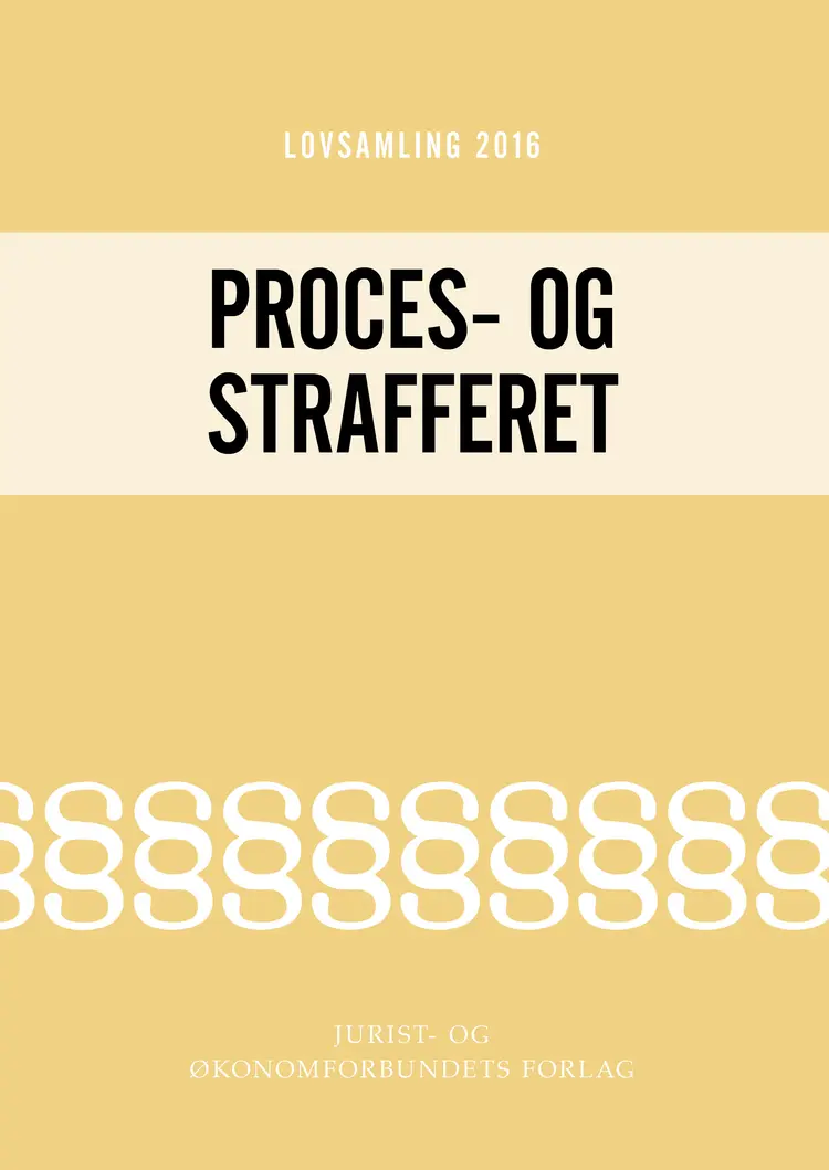 Lovsamling proces- og strafferet af Jens Møller