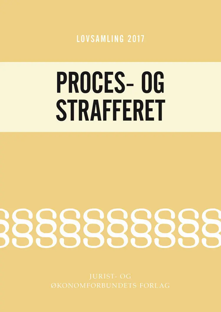 Lovsamling 2017 - Proces- og Strafferet af Jens Møller