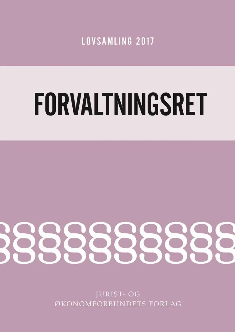 Lovsamling 2017 - Forvaltningsret af Jens Møller