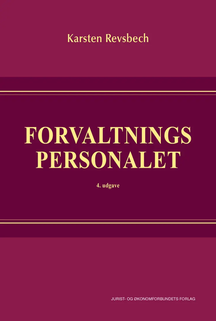 Forvaltningspersonalet 4. udg. af Karsten Revsbech