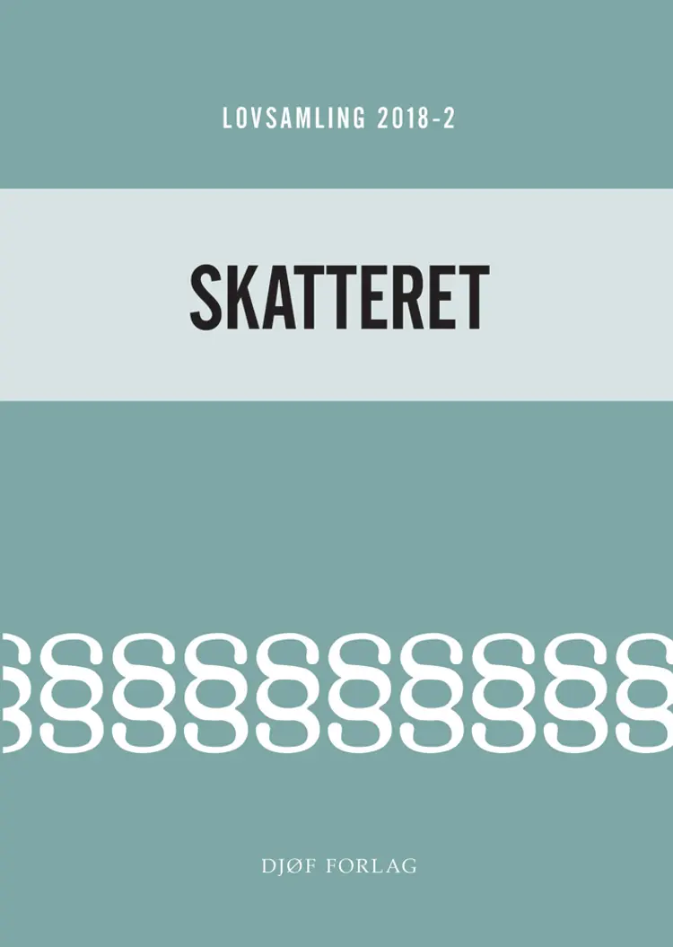 Lovsamling 2018/2 - Skatteret af Jan Pedersen