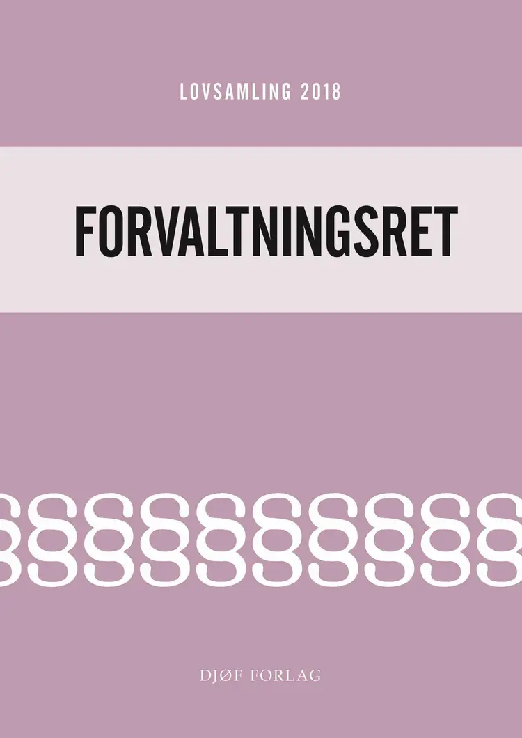 Lovsamling 2018 - Forvaltningsret af Jens Møller (red.)