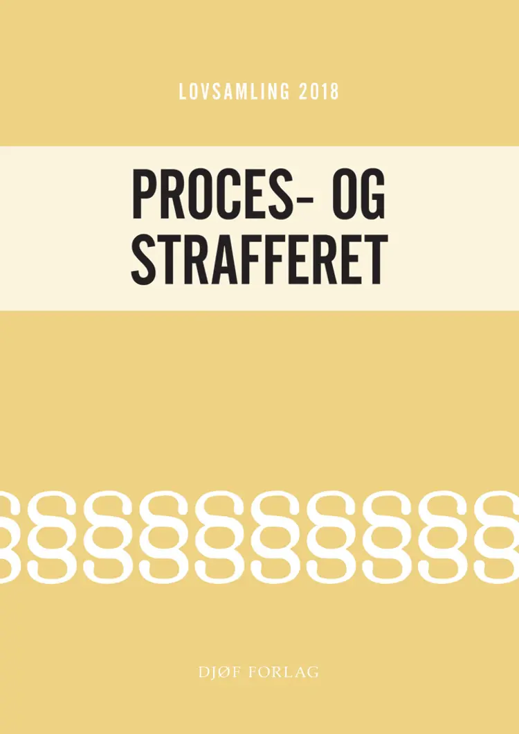 Lovsamling 2018 - Proces- og strafferet af Jens Møller (red.)
