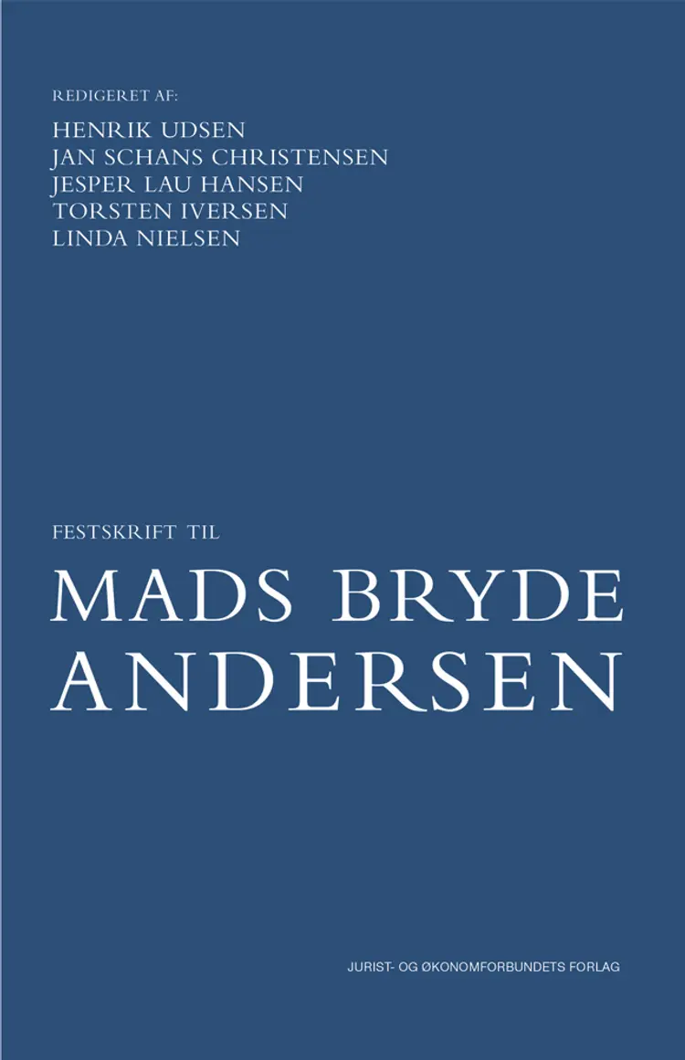 Festskrift til Mads Bryde Andersen af Jesper Lau Hansen