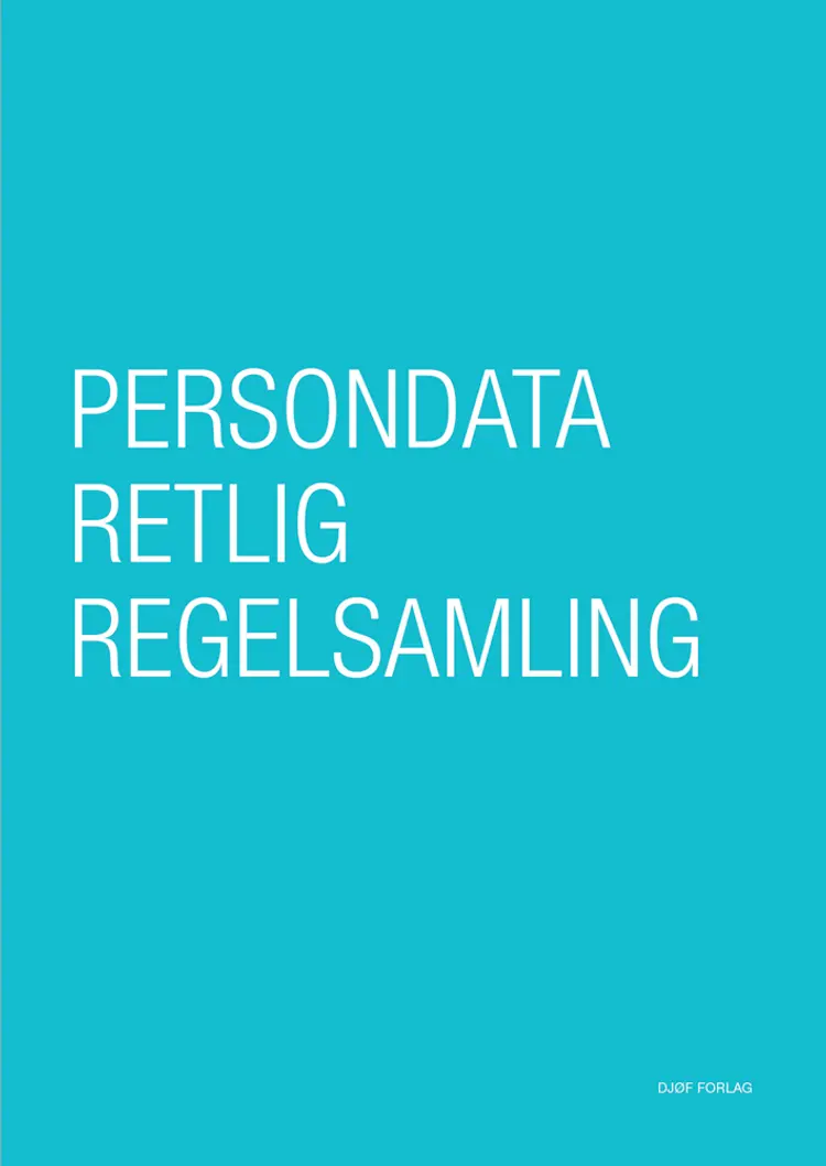 Persondataretlig regelsamling af Peter Blume (red.)