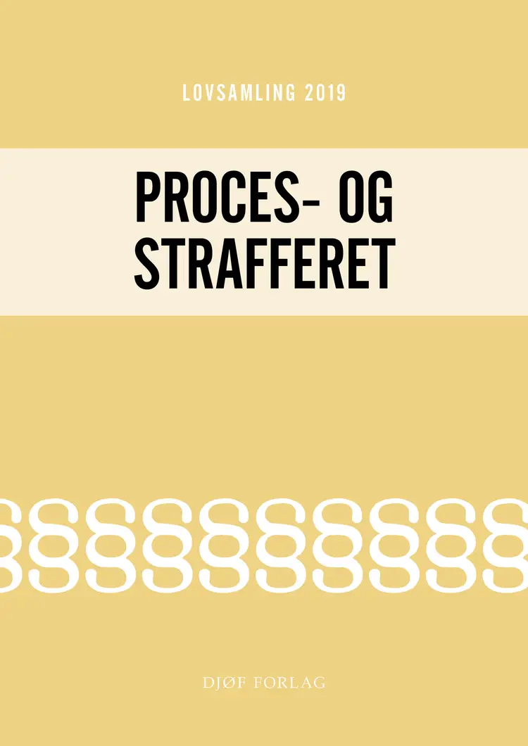 Lovsamling 2019 - Proces- og strafferet af Jens Møller